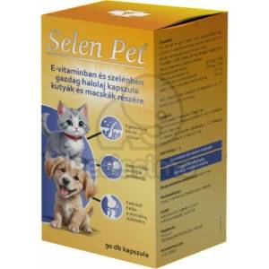 Selen Pet рибено масло на капсули за кучета и котки 90 бр капсули