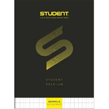 ICO Student Premium A4 32 листа карирана тетрадка 7500107006 (7500107006)