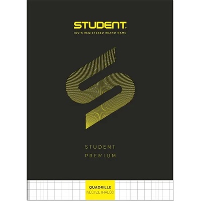 ICO Student Premium A4 32 листа карирана тетрадка 7500107006 (7500107006)