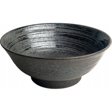 Edo Japonská miska na Ramen Uzu Black 22 x 9 cm 1100 ml