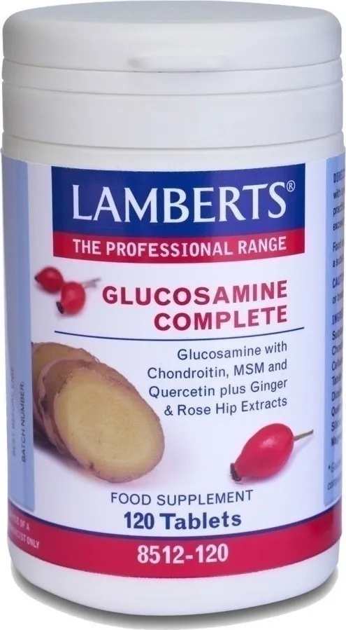 LAMBERTS Хранителна добавка Глюкозамин , Lamberts Glucosamine Complete 120tabs