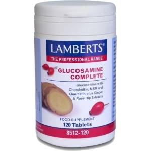 LAMBERTS Хранителна добавка Глюкозамин , Lamberts Glucosamine Complete 120tabs