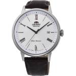 Orient RA-AC0J06S Мъжки часовник - Contemporary, Автоматичен, Бял циферблат, Кожа, Прозрачен гръб Часовници