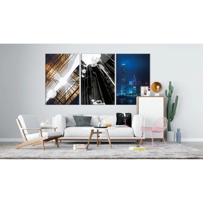 Divio Třídílný obraz na plátně, vzor 41559 Velikost: 60x120 cm
