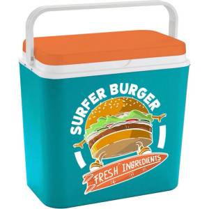 Atlantic Хладилна кутия ATLANTIC Burger, 24 литра, Пасивна, Охлаждане, Без BPA, Многоцветен (1008733)