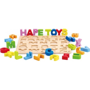 Hape H1502 Дървен пъзел - Азбука главни букви (h1502)