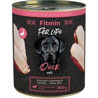Fitmin dog For Life tin duck 800 g
