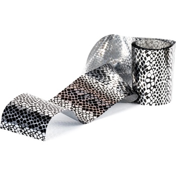 Transfer fólia na nechty silver snake 15 8 100 cm