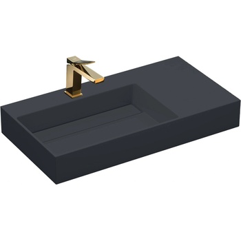 Rea Умивалник МРАМОРЕН КОМПОЗИТ Rea Archi 90 CM Grey MATT (REA-U4304)