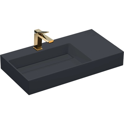 Rea Умивалник МРАМОРЕН КОМПОЗИТ Rea Archi 90 CM Grey MATT (REA-U4304)