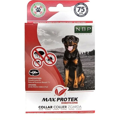 Max Pro Tek repelentný fluorescenčný obojok pes 75 cm