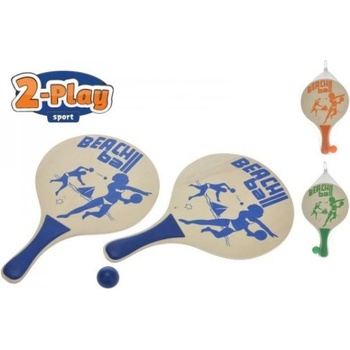 Beach Toys Plážový tenis: dřevěné 2ks