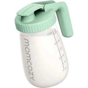 Momcozy Стъклена кана за съхранение на кърма Momcozy - 800 ml, зелена (810184054849) - ozone