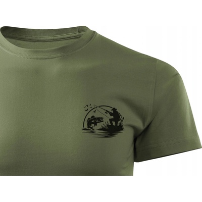 ForestMax rybárske tričko s potlačou krátky rukáv