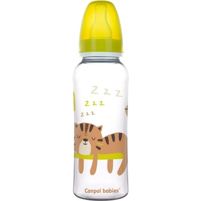 Canpol babies Шише за хранене Canpol - 250 ml, жълто (59/200_yel)