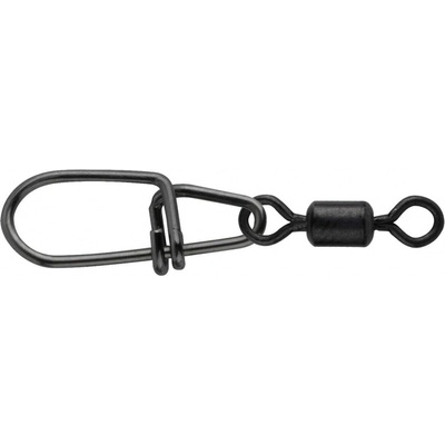 Spro Karabinka s obratlíkom Matte Black Secure Snap veľ.2+7