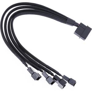 Неизвестен Y-Сплитер За вентилатори MOLEX към 4x4PIN 0.3m (18322)