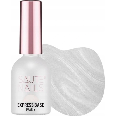SAUTE NAILS EXPRESS BASE hybridný podklad na nechty PEARLY perleťový 8ml