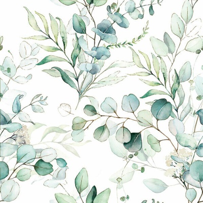 Paper Design Ubrousek koktejlový MAKI /3vrs./20ks CDOG 035401 Eucalyptus Twigs 25x25cm