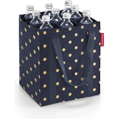 Reisenthel Bottlebag Metallic dots blue