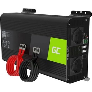 Green Cell PRO 1000W/2000W 12V to 230V Pure Sine Volt Car Voltage Converter Inverter Converter Pure Sine Wave Power Solar Inverter DC AC Converter Current Converter Caravan Car Charger - boombuy