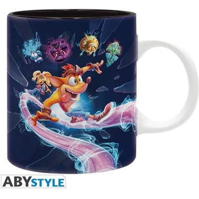 ABYstyle Keramický hrnček Crash Bandicoot It´s about Time 320 ml