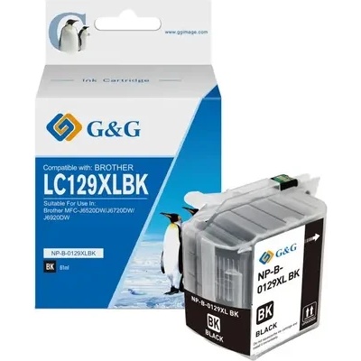 G&g - ninestar ГЛАВА ЗА BROTHER MFC J6720DW/J6520DW/J6920DW - HIGH CAPACITY - Black - LC129XLBK (LC-129XLBK) - PN NP-B-0129XLBK - G&G (200BRALC 129BH)