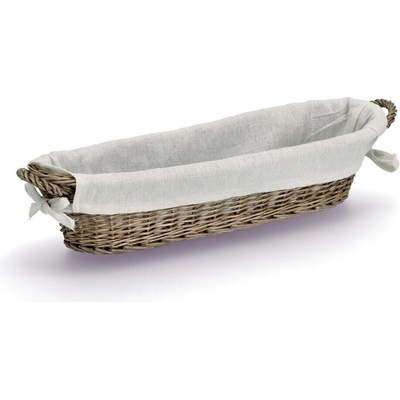 Zeller Proutěný košík na chléb, 49 x 14 x 10 cm, béžový béžová