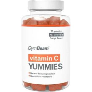 GymBeam Vitamin C Yummies 80 mg [50 желирани бонбони] Портокал