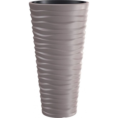 PROSPERPLAST Kvetináč SAND SLIM 29,6cm mocca