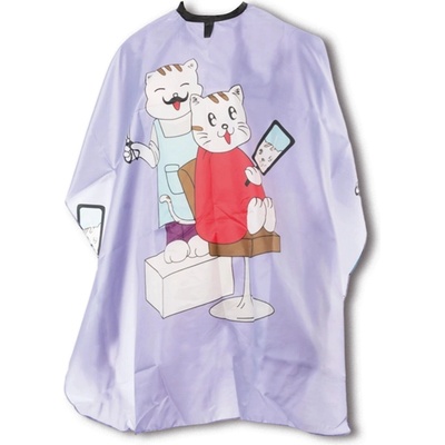 Eurostil detská kadernícka pláštenka fialová