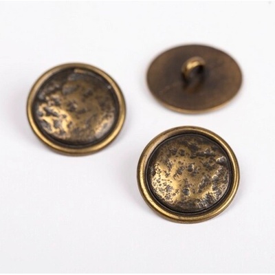 DROPS Kovový gombík s očkom bronz 20 mm
