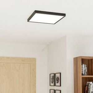 EGLO 901728 -LED RGBW димируемо таванно осветително тяло за баня FUEVA-Z LED/17, 8W/230V 39cm IP44 черен (EG901728)