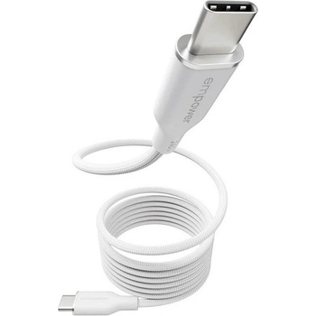 PanzerGlass Кабел PanzerGlass - Magnetic Snake, USB-C/USB-C, 1.5 m, Silver White (5715685027703)