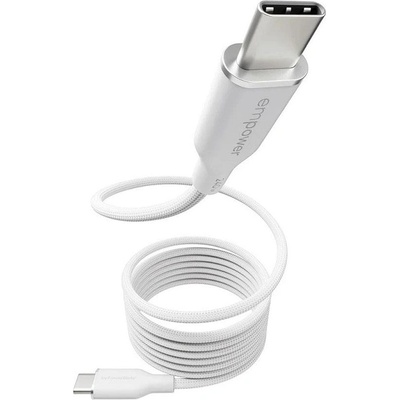 PanzerGlass Кабел PanzerGlass - Magnetic Snake, USB-C/USB-C, 1.5 m, Silver White (5715685027703)