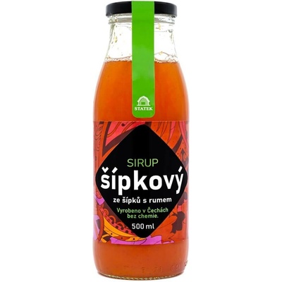 Hradecké delikatesy Sirup šípkový 0,5 l