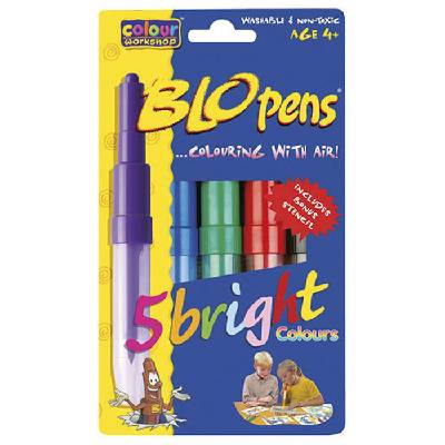 Foukací fixy Centropen AirPens 1500/5 - Vivid Colours / sada 5 ks, 251740