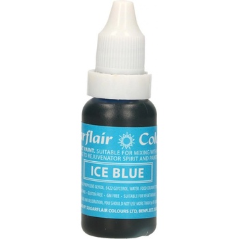 Sugarflair Colours Tekutá farba Ice Blue Ľadová modrá 14 ml