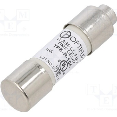 OPTIFUSE TPK-R-10A Pojistka: tavná; kulatý,průmyslová; 10A; 600VAC; 300VDC; zpožděná