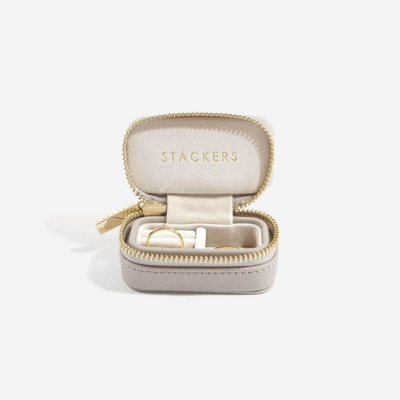 Stackers cestovní šperkovnice Taupe Petite Travel šedobéžová 75341