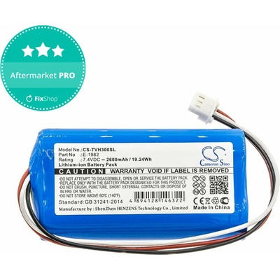 Baterie pro Televes H30FLEX, 2600mAh, Li-Ion, 7.4V, E-1982, HQ