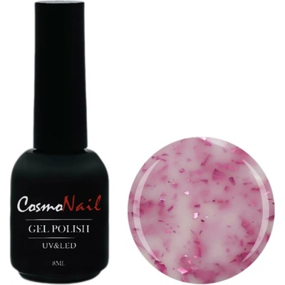 Cosmonail gel polish Milky flakes 13, 8 ml