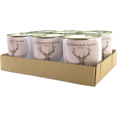 Bohemia Pet Food Zvěřinové ve vlastní šťávě 6 x 800 g