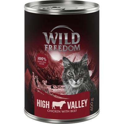 Wild Freedom Adult 6 x Farmlands hovädzie a kuracie 400 g