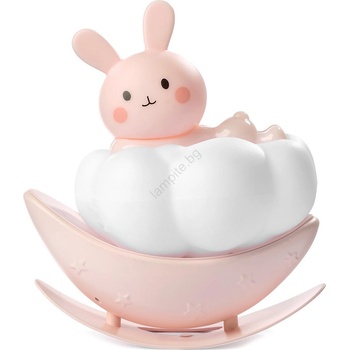 Onli - led Презареждаема детска нощна лампа nuvolina led/2, 5w/5v зайче/розово (ol0553)