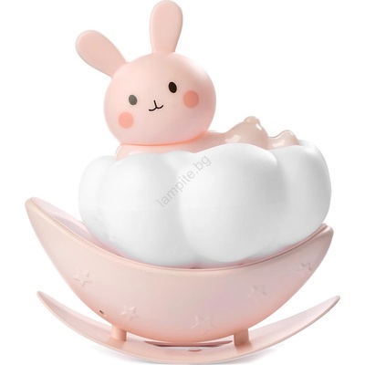 Onli - led Презареждаема детска нощна лампа nuvolina led/2, 5w/5v зайче/розово (ol0553)