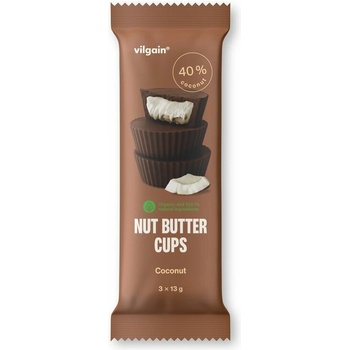 Vilgain Nut Butter Cups BIO kokos 39 g