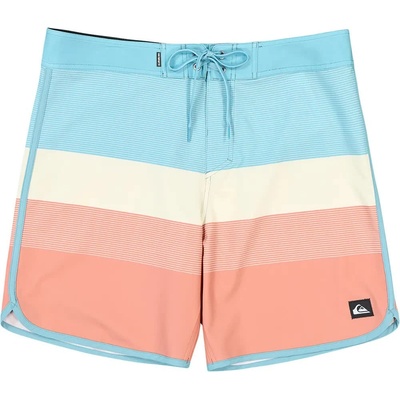 Quiksilver Бански гащета Quiksilver Surfsilk Scallop 18´´ swimming shorts - Blue (Desert Sand / Tijuana)