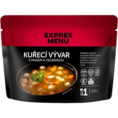Expres Menu Kurací vývar s mäsom a zeleninou 330 g