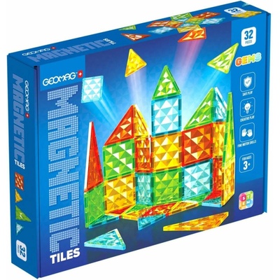 Geomag Magnetic Tiles 32 – Hledejceny.cz